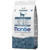 Monge Cat Monoprotein Sterilised корм для стерилизованных кошек с форелью
